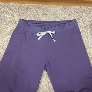 Figs purple shadow Livingston scrub pant. Size large tall